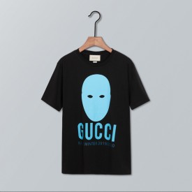 493117 Gucci Manifesto print T-shirt black