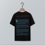 493117 Gucci Manifesto print T-shirt black