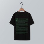 493117 Gucci Manifesto print T-shirt black/green