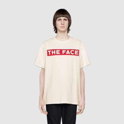 Gucci The Face print T-shirt 539081