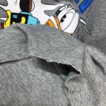 548334 Disney x Gucci Donald Duck print T-shirt grey