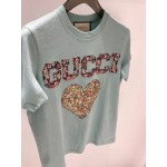 580762 Gucci Liberty T-shirt with patches