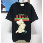 615044 Gucci "Original Gucci" oversize T-shirt with kitten black