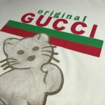 615044 Gucci "Original Gucci" oversize T-shirt with kitten white