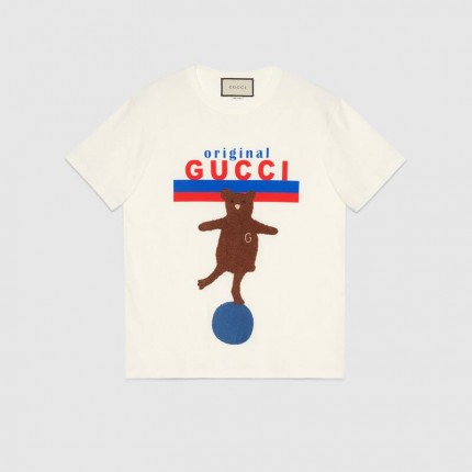 615044 "Original Gucci" oversize T-shirt with bear