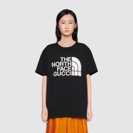 615044 The North Face x Gucci T-shirt Black