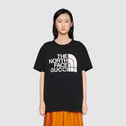 615044 The North Face x Gucci T-shirt Black