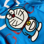 615044 Doraemon x Gucci cotton T-shirt blue