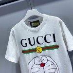 615044 XJDIL Doraemon x Gucci cotton T-shirt Ivory