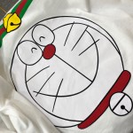 615044 XJDIL Doraemon x Gucci cotton T-shirt Ivory