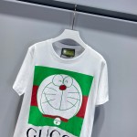 ‎615044 XJDIM Doraemon x Gucci cotton T-shirt Ivory