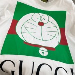 ‎615044 XJDIM Doraemon x Gucci cotton T-shirt Ivory