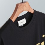 Gucci glitter print T-shirt black 615044