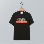 616036 Gucci "Original Gucci" print oversize T-shirt Black