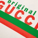 616036 Gucci "Original Gucci" print oversize T-shirt White