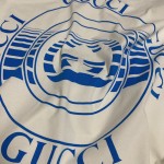 616036 Gucci disk print oversize T-shirt White