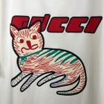 616036 Gucci cat print oversize T-shirt