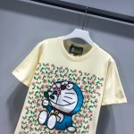 615044 Doraemon x Gucci cotton T-shirt Ivory