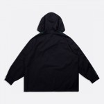 594861 Cotton canvas windbreaker with Gucci label black