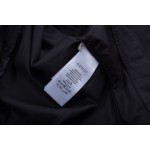 594861 Cotton canvas windbreaker with Gucci label black