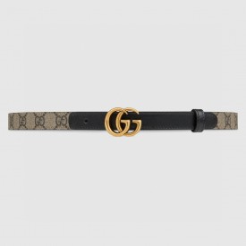 Gucci GG Marmont thin belt 409417 black