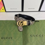 GG Marmont reversible belt 659417 black 3.0cm