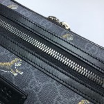 GG Black belt bag 474293 tiger