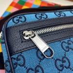 GG Multicolour belt bag 658657 light blue 