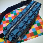 GG Multicolour belt bag 658657 light blue 