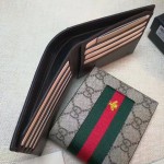 Gucci Web GG Supreme wallet 408827 beige