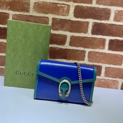 Gucci Dionysus mini chain bag blue 401231