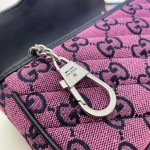 GG Marmont Multicolour super mini bag pink 476433