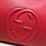 Gucci Soho leather hobo red 408825