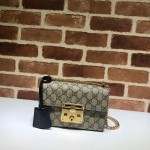 Gucci Padlock small GG bees shoulder bag bee 409487