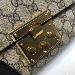 Gucci Padlock small GG bees shoulder bag bee 409487