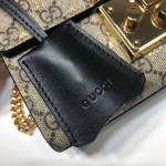 Gucci Padlock small GG bees shoulder bag bee 409487