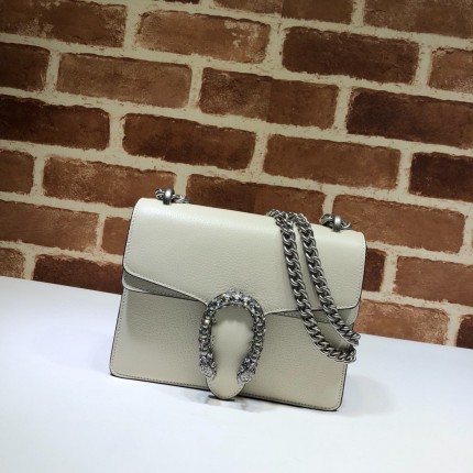 Gucci Dionysus mini leather bag white 421970