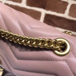 Gucci GG Marmont matelassé shoulder bag 443496 dusty pink 