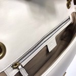 Gucci GG Marmont matelassé shoulder bag white 443496