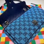 Gucci GG Marmont Multicolour small shoulder bag 443497 blue