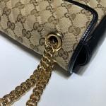 Gucci GG Marmont small shoulder bag 443497 beige-black