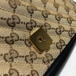 Gucci GG Marmont small shoulder bag 443497 beige-black