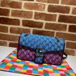 Gucci GG Marmont Multicolour small shoulder bag 443497 multicolour