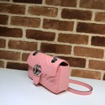 Gucci GG Marmont mini matelassé shoulder bag light pink 446744