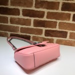 Gucci GG Marmont mini matelassé shoulder bag light pink 446744