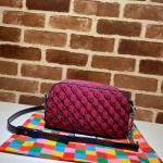 GG Marmont Multicolour small shoulder bag red 447632