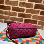 GG Marmont Multicolour small shoulder bag red 447632