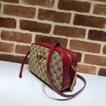 GG Marmont small shoulder bag red 447632 HVKEG 9772