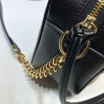 GG Marmont small shoulder bag black 447632 HVKEG 9772