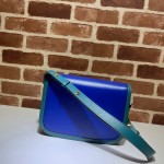 Gucci Horsebit 1955 small shoulder bag 602204 blue